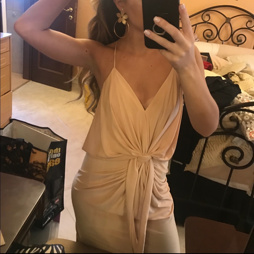 Beige Dress